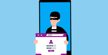 Free phishing scam website vector