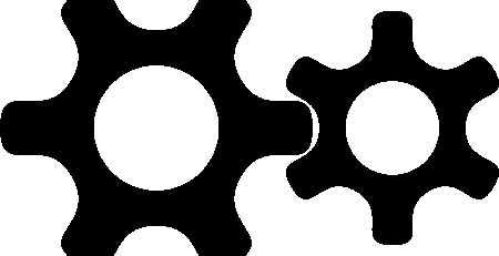 Free gear machine mesh vector