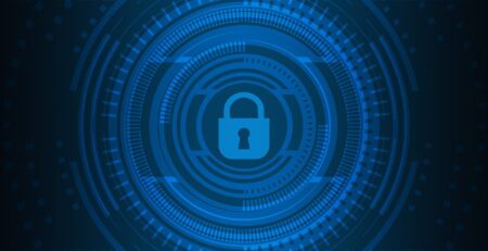 Free cyber security technology network illustration